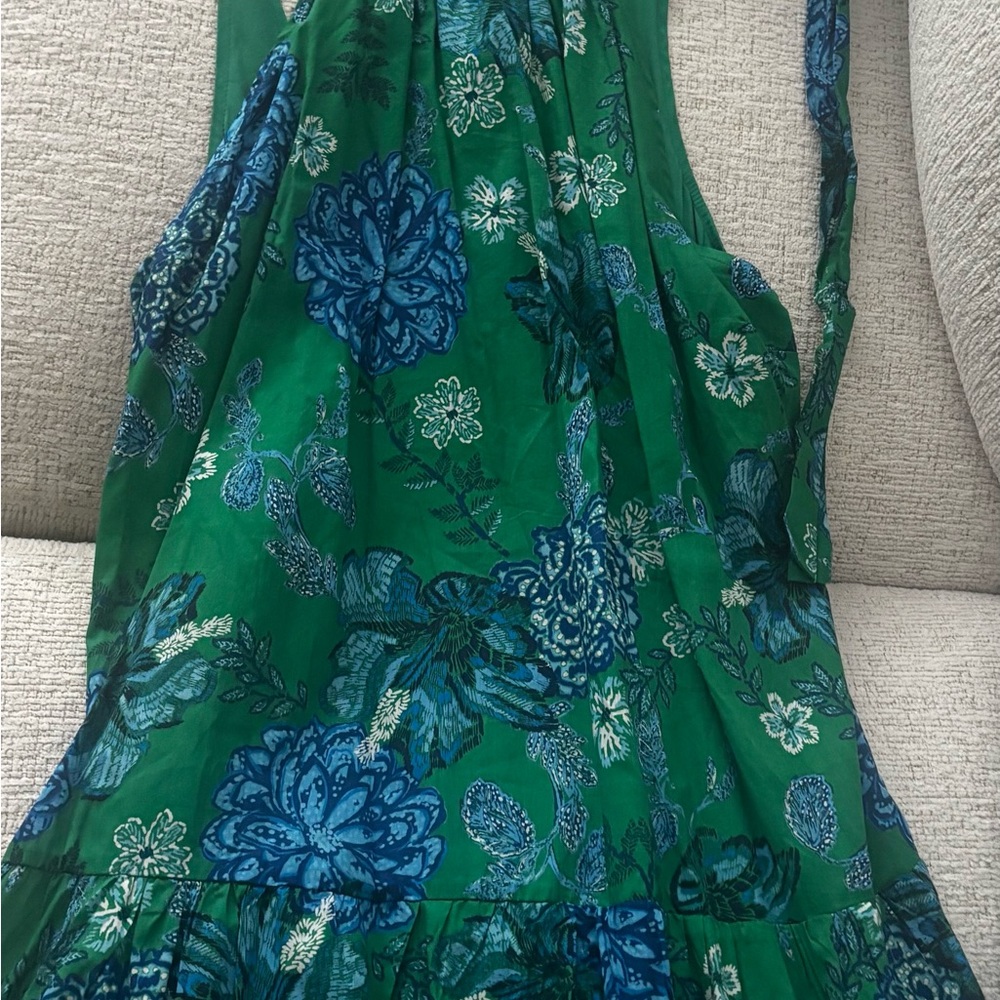 The Impeccable Pig Green and Blue Dress